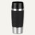 Isolierbecher TRAVEL MUG Wave - 0.36 Liter, (H)200 mm, Edelstahl/PP, schwarz