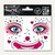 Face Art Sticker Clown Annie:Produktabbildung 1