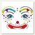 Face Art Sticker Clown Lotta:Produktabbildung 3