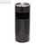 officio Standascher mit Abfall-Behälter, (Ø)25 x (H)61 cm, schwarz, 2940-11