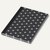 Notizbuch black&white Stars, A5, punktkariert, 96Blatt, 70g/m², Hardcover, 46747