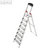 Hailo Sicherheitsleiter XXL, 346 cm, 8 Stufen, 8818-001