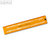 Rumold Schriftschablone, Schrift H=5 mm, ISO 3098/1B, orange-transparent, 89050