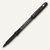officio Gelschreiber mit Kappe, Strichbreite 0.6 mm, Kunststoff, schwarz