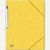 Oxford Eckspannermappe Top File+, DIN A4, Karton 390g/qm, gelb, 400114354