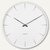KARLSSON Wanduhr Lure, (Ø)40 cm, Metall, weiß, KA5834WH