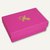 Geschenkbox SCHNULLER GOLD S, 10.2 x 6.5 x 4.6 cm, 350 g/m², magenta, 12 St.