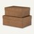 Rössler BOHO - SISAL Kartonagen, rechteckig, 2 Größen im Set, 13491615000
