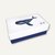 Geschenkbox WAL L, Karton, 26.6 x 17.2 x 7.8 cm, 350 g/m², dunkelblau, 12er-Pack