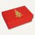 Geschenkbox GOLDENER WEIHNACHTSBAUM S, 10.2 x 6.5 x 4.6 cm, rot, 12er-Pack