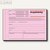 Formular Ausgabebeleg rosa DIN A6 quer 50 Blatt:Produktabbildung 1
