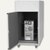 CPU-Gehäuse für effektiven Lärmschutz, 486 x 992 x 1081 mm, mobil, lichtgrau