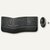 Tastatur und Maus Set Pro Fit, ergonomisch, kabellos, schwarz, K75406DE