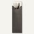Bestecktaschen 23.5x7.3 cm + Serviette 33x33 cm, Papier, anthrazit, 500 St.