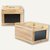 Holzbox mit 2 Kreidetafelflächen:Produktabbildung 1