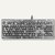 KEY-Protect Tastatur, wasserdicht, (B)458 x (T)170 x (H)20 mm, schwarz, 6189