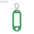 Wedo Schlüsselanhänger, Kunststoff mit S-Metallhaken, grün, 262803404