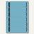 Rückenschilder für PC-Beschriftung, schmal/kurz, blau, 150 Stück, 1686-20-35