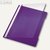 LEITZ Kunststoff-Schnellhefter DIN A4, 250 Blatt, PVC, violett, 4191-00-65