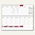 Tisch-Querkalender - 1 Woche/2 Seiten mit Monatsregister:Produktabbildung 1