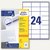 Avery Zweckform Universal-Etiketten, 70 x 36 mm, Rand, weiß, 2.400 St., 3475