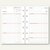 Chronoplan Zeitplaner, Wochenplan Mini, DIN A7, 1 Woche/2 Seiten, Zeilen, 50614
