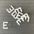 officio Zeichen für Rillentafel - Buchstabe 'E', H 30 mm, weiß, 4 Stück, charE