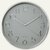 Hama Wanduhr 'Elegance', (Ø)30 cm, geräuscharm, Kunststoff, silber/grau,00186390