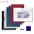 Hetzel Clip-Hefter DIN A4, Fassungsvermögen 30 Blatt, dunkelblau, 14650033