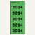 Ordner-Inhaltsschild Jahreszahl 2024:Produktabbildung 1