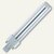 Osram Kompaktleuchtstofflampe DULUX S, G23, 11 W, matt, 006017