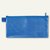Reißverschlusstasche DIN lang 235 x 125 mm wasserabw. 260my EVA/PVC frei blau 10 St.:Produktabbildung 1