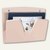 officio Wandprospekthalter, bis DIN A4, magnetisch, max. 2 kg, PS, rosa