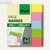 Haftmarker Brillant mini, 12 x 50 mm, 5 Farben sortiert, 5 x 40 Blatt, HN625