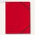 Herlitz Eckspanner 'easyorga' DIN A4, 355 g/m² Karton, rot, 5 Stück, 11387172