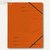Herlitz Eckspanner 'easyorga' DIN A4, 355 g/m² Karton, orange, 5 Stück, 972463