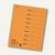 Falken Trennblätter DIN A4, durchgefärbt orange, 250 g/m², 100 Stück, 80001704