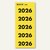 Ordner-Inhaltsschild Jahreszahl 2026:Produktabbildung 1