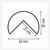 Eckschutzprofil C25R magnetisch rund:Produktabbildung 3