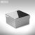 Philippi Aufbewahrungsbox Cube, 10x10x5.6cm, Nickel poliert mit Innenauskleidung