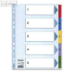 Mylar Karton Zahlen-Register