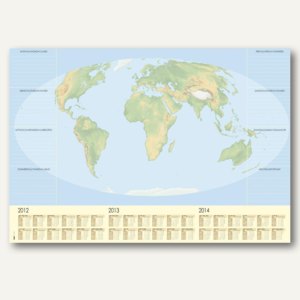 Papier-Schreibunterlage Global