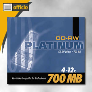 Platinum CD-RW im Jewel Case