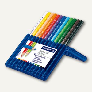 Staedtler Farbstifte ergo soft jumbo 158, 12 Stifte, farbig sortiert, 158 SB12