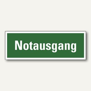 Rettungswegschild - Notausgang