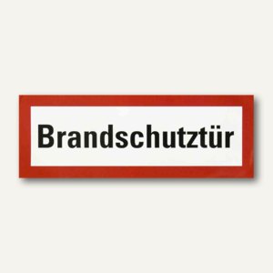 Feuerwehrschildfolie - Brandschutztür