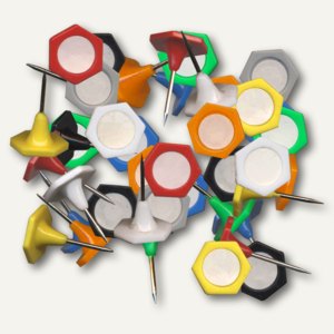 Indikator-Pins mit beschriftbarem Kopf