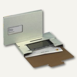 Versandhülle DiscBox CD1 mit Fenster links