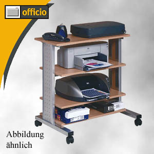 Smead Druckertisch anthrazit/buche A19016602