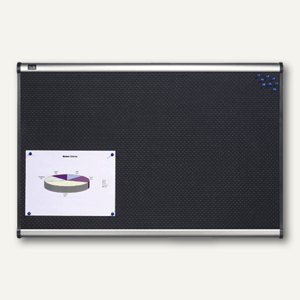 Quartet Schaumstoff-Pinwand "Prestige", B 1.200 x H 900 mm, schwarz, QBPF1290